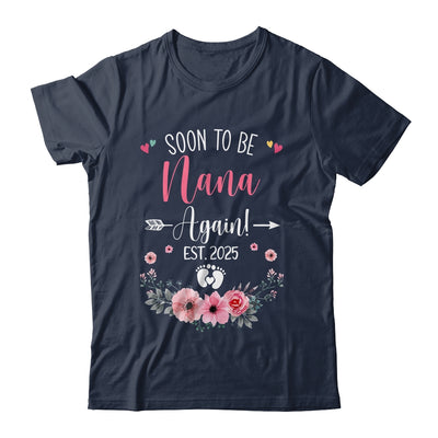 Soon To Be Nana Again Est 2025 Mothers Day Shirt & Tank Top | siriusteestore