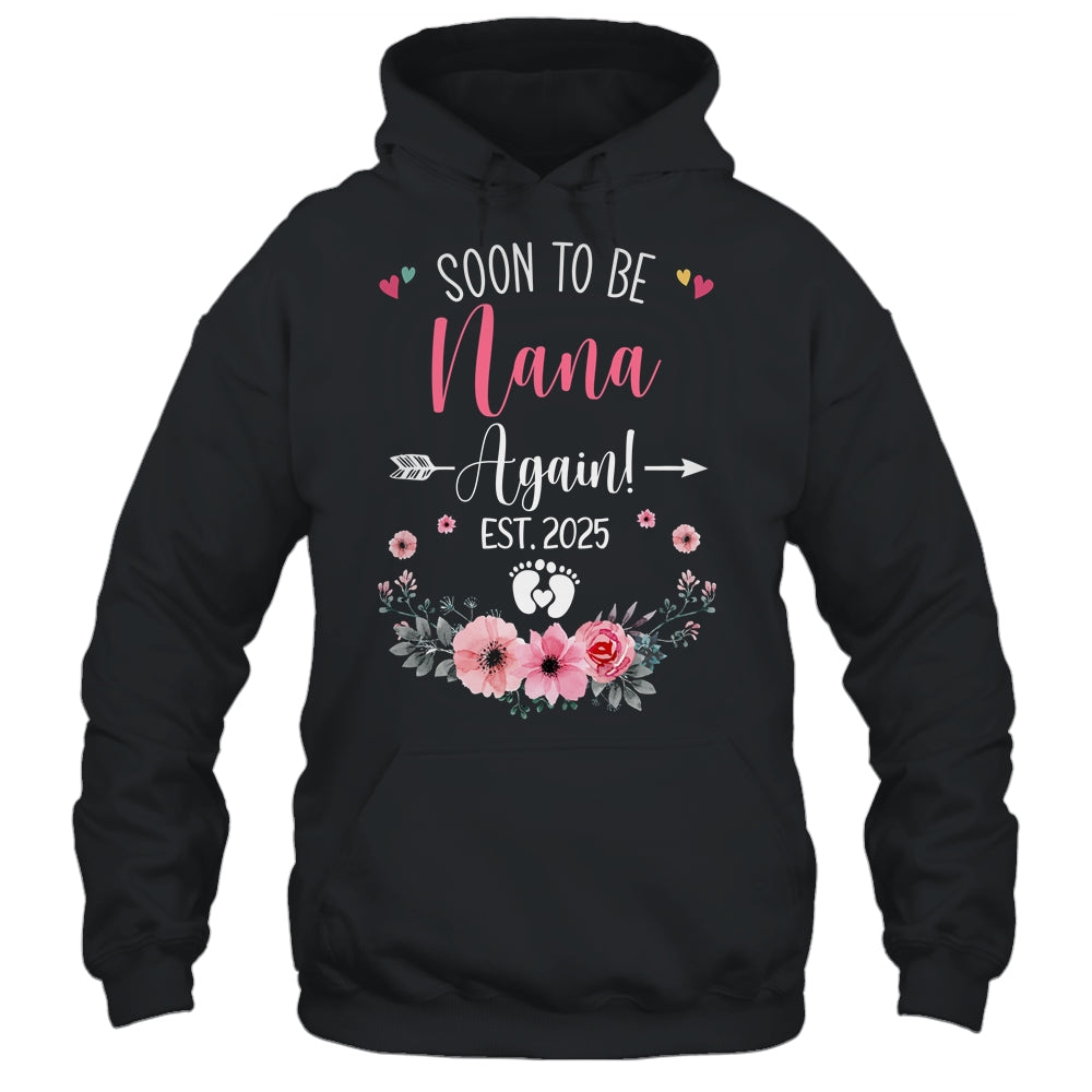 Soon To Be Nana Again Est 2025 Mothers Day Shirt & Tank Top | siriusteestore