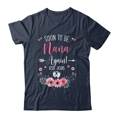 Soon To Be Nana Again Est 2026 Mothers Day Shirt & Tank Top | siriusteestore