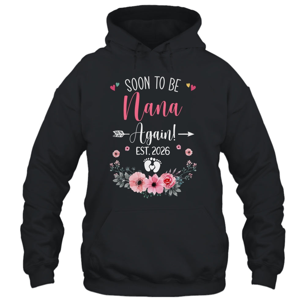 Soon To Be Nana Again Est 2026 Mothers Day Shirt & Tank Top | siriusteestore