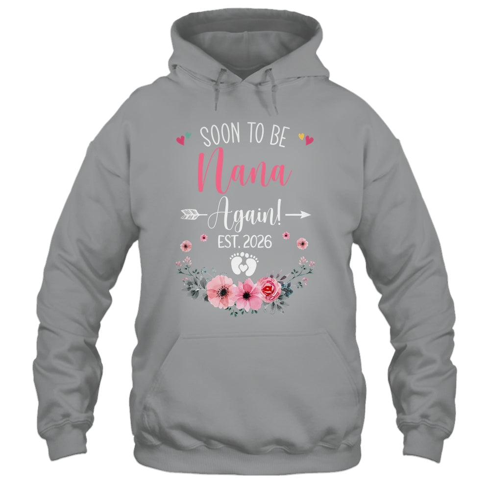 Soon To Be Nana Again Est 2026 Mothers Day Shirt & Tank Top | siriusteestore