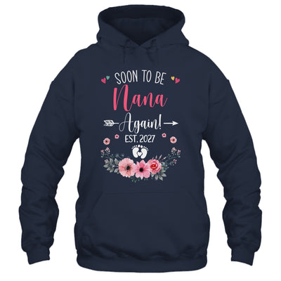 Soon To Be Nana Again Est 2027 Mothers Day Shirt & Tank Top | siriusteestore