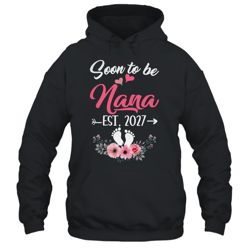 Soon To Be Nana Est 2027 Mothers Day First Time Nana Shirt & Tank Top | siriusteestore