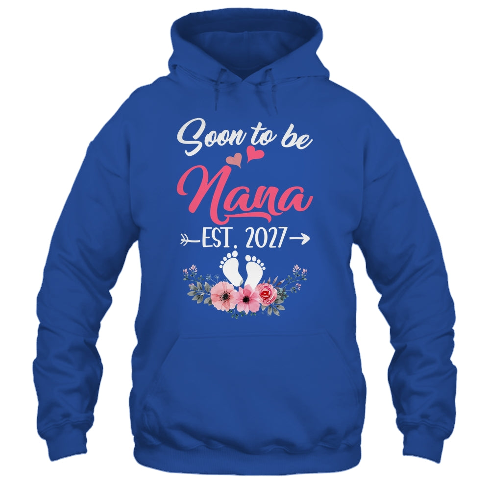 Soon To Be Nana Est 2027 Mothers Day First Time Nana Shirt & Tank Top | siriusteestore