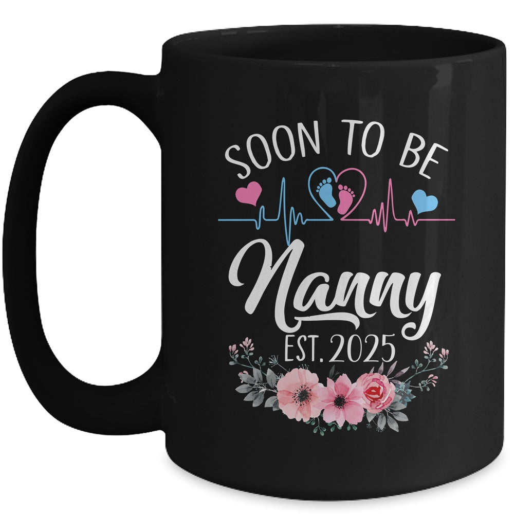 Soon To Be Nanny 2025 First Time Pregnancy Announcement Mug | siriusteestore