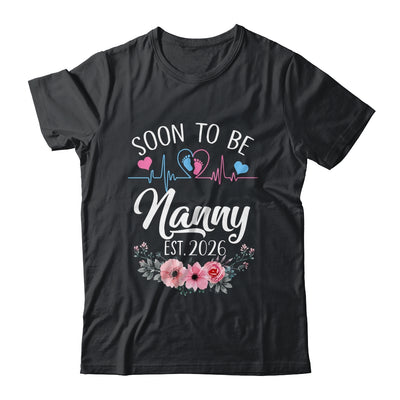 Soon To Be Nanny 2026 First Time Pregnancy Announcement Shirt & Tank Top | siriusteestore