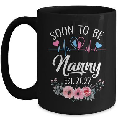 Soon To Be Nanny 2027 First Time Pregnancy Announcement Mug | siriusteestore