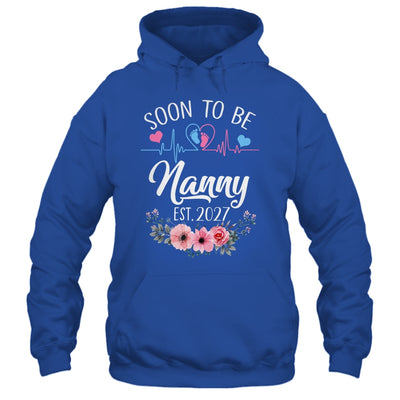 Soon To Be Nanny 2027 First Time Pregnancy Announcement Shirt & Tank Top | siriusteestore