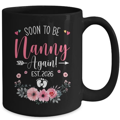 Soon To Be Nanny Again Est 2026 Mothers Day Mug | siriusteestore