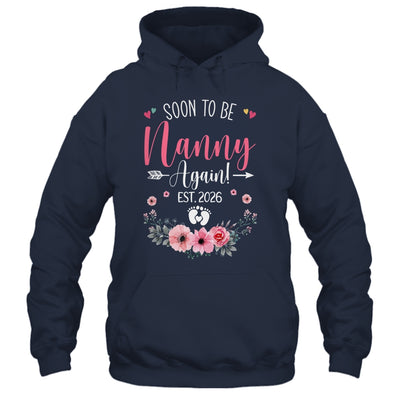 Soon To Be Nanny Again Est 2026 Mothers Day Shirt & Tank Top | siriusteestore