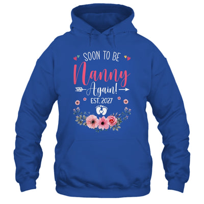 Soon To Be Nanny Again Est 2027 Mothers Day Shirt & Tank Top | siriusteestore