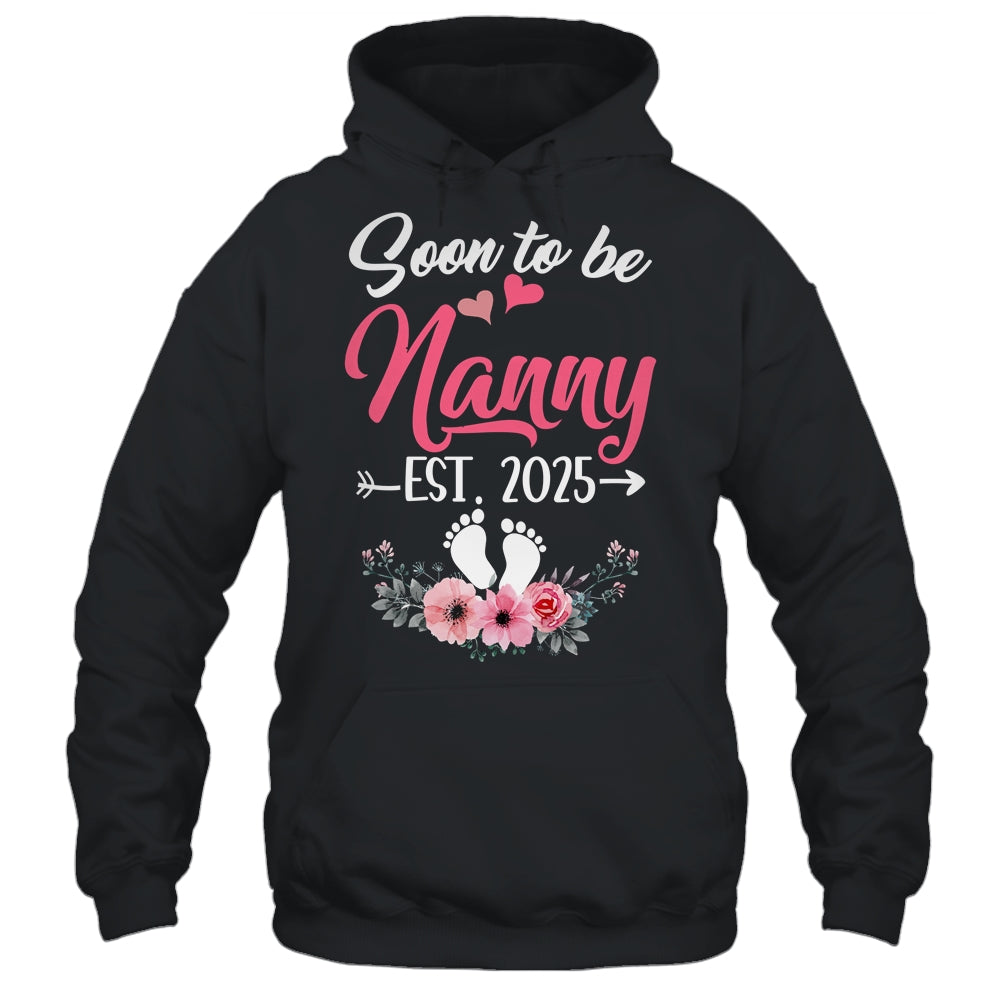 Soon To Be Nanny Est 2025 Mothers Day First Time Nanny Shirt & Tank Top | siriusteestore
