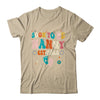 Soon To Be Nanny Est 2025 Pregnancy Announcement Groovy Shirt & Tank Top | siriusteestore