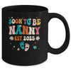 Soon To Be Nanny Est 2025 Pregnancy Announcement Groovy Mug | siriusteestore