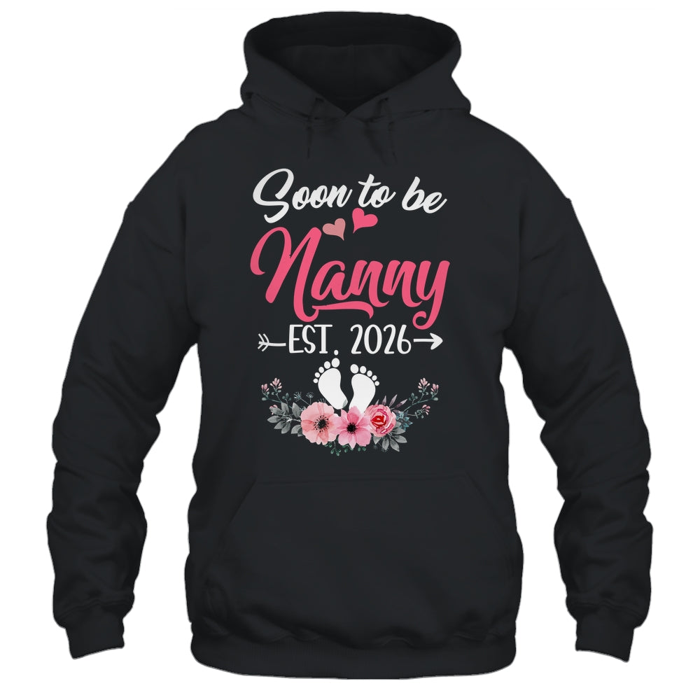 Soon To Be Nanny Est 2026 Mothers Day First Time Nanny Shirt & Tank Top | siriusteestore