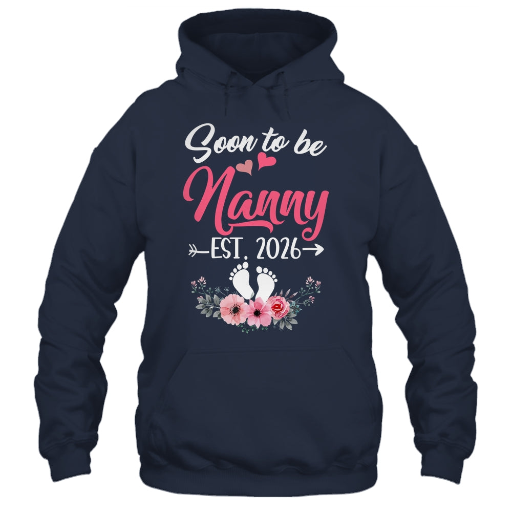 Soon To Be Nanny Est 2026 Mothers Day First Time Nanny Shirt & Tank Top | siriusteestore
