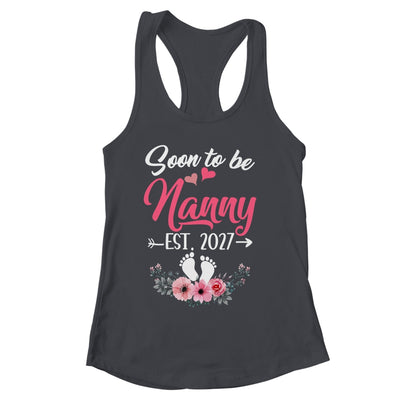 Soon To Be Nanny Est 2027 Mothers Day First Time Nanny Shirt & Tank Top | siriusteestore
