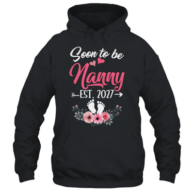 Soon To Be Nanny Est 2027 Mothers Day First Time Nanny Shirt & Tank Top | siriusteestore