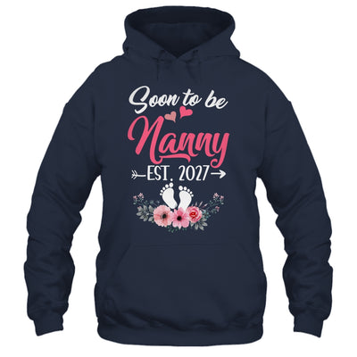 Soon To Be Nanny Est 2027 Mothers Day First Time Nanny Shirt & Tank Top | siriusteestore