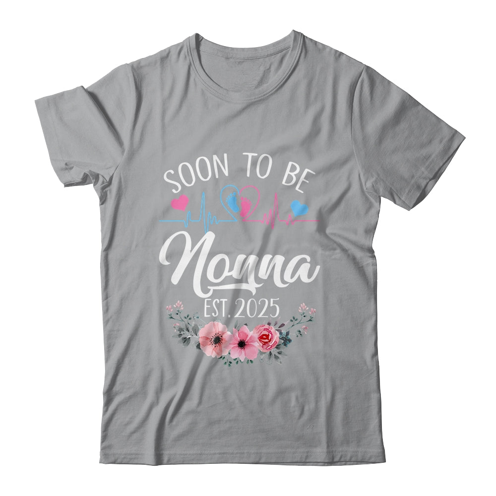 Soon To Be Nonna 2025 First Time Pregnancy Announcement Shirt & Tank Top | siriusteestore