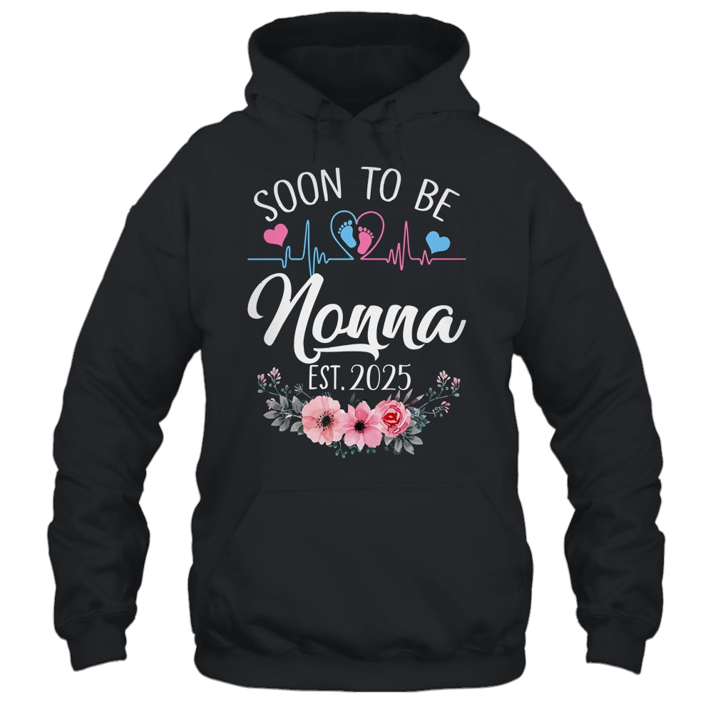 Soon To Be Nonna 2025 First Time Pregnancy Announcement Shirt & Tank Top | siriusteestore