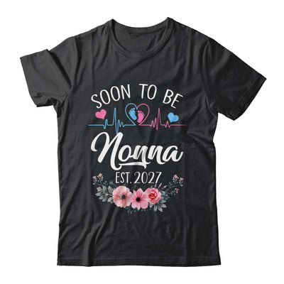 Soon To Be Nonna 2027 First Time Pregnancy Announcement Shirt & Tank Top | siriusteestore