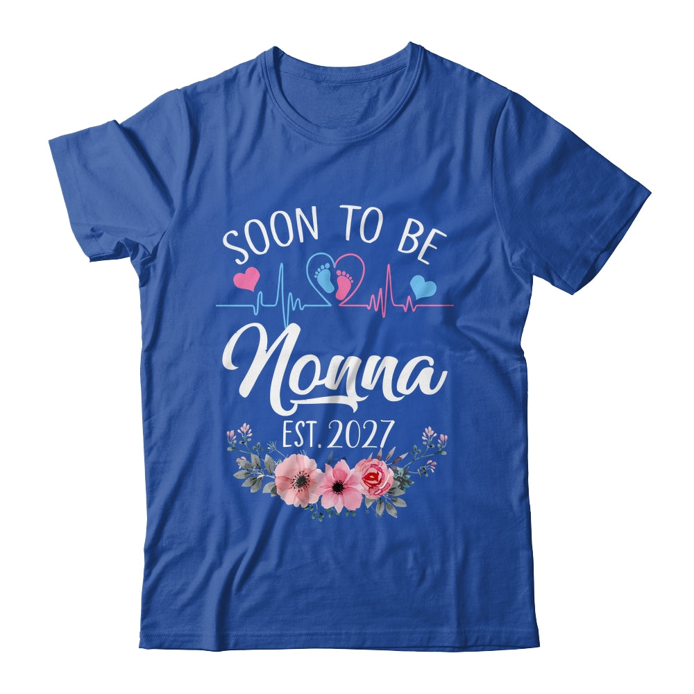 Soon To Be Nonna 2027 First Time Pregnancy Announcement Shirt & Tank Top | siriusteestore