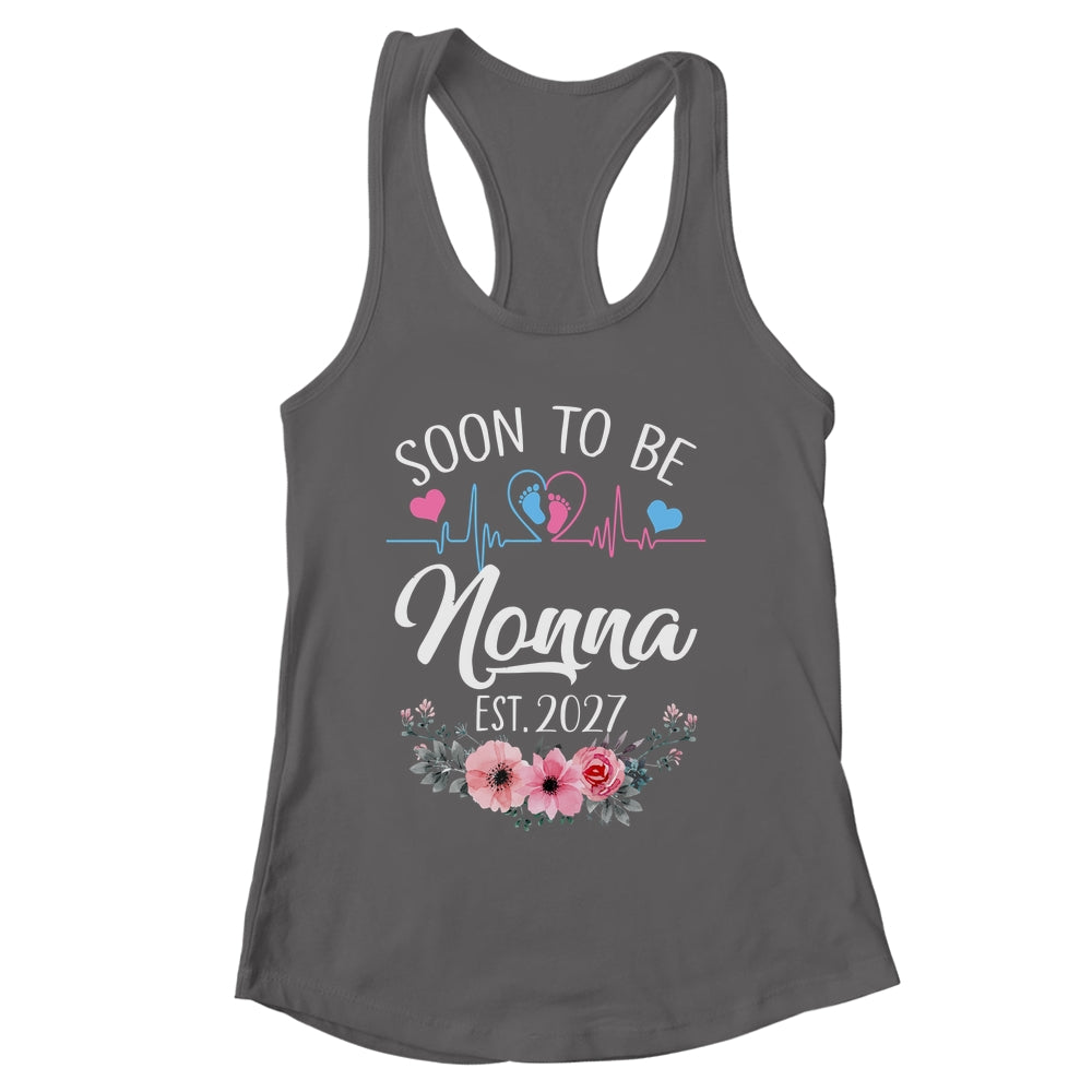Soon To Be Nonna 2027 First Time Pregnancy Announcement Shirt & Tank Top | siriusteestore