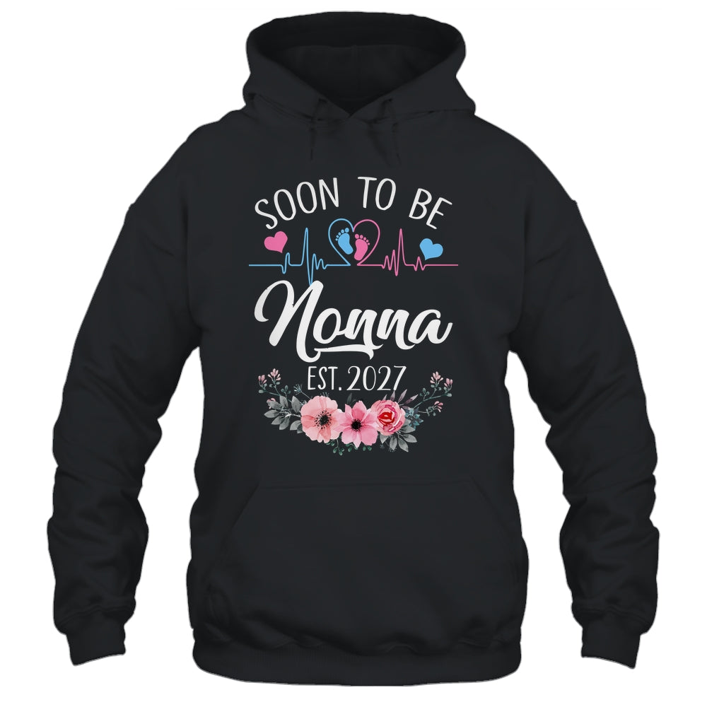 Soon To Be Nonna 2027 First Time Pregnancy Announcement Shirt & Tank Top | siriusteestore