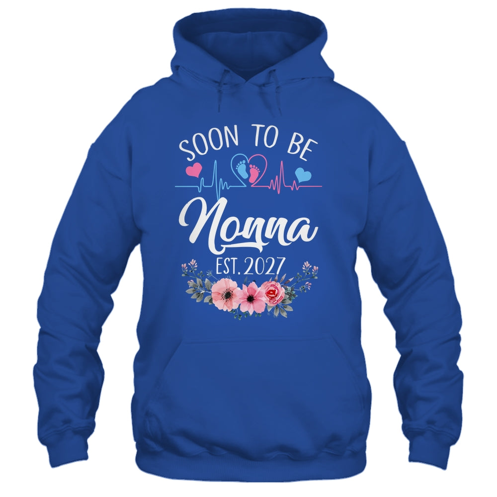 Soon To Be Nonna 2027 First Time Pregnancy Announcement Shirt & Tank Top | siriusteestore