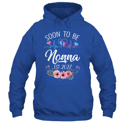 Soon To Be Nonna 2027 First Time Pregnancy Announcement Shirt & Tank Top | siriusteestore