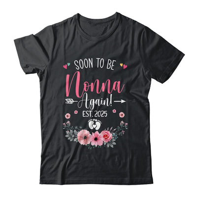 Soon To Be Nonna Again Est 2025 Mothers Day Shirt & Tank Top | siriusteestore