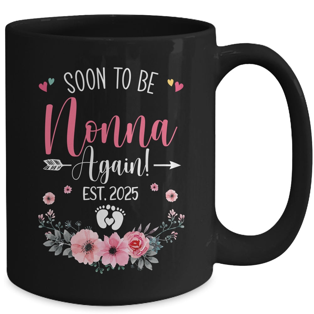 Soon To Be Nonna Again Est 2025 Mothers Day Mug | siriusteestore