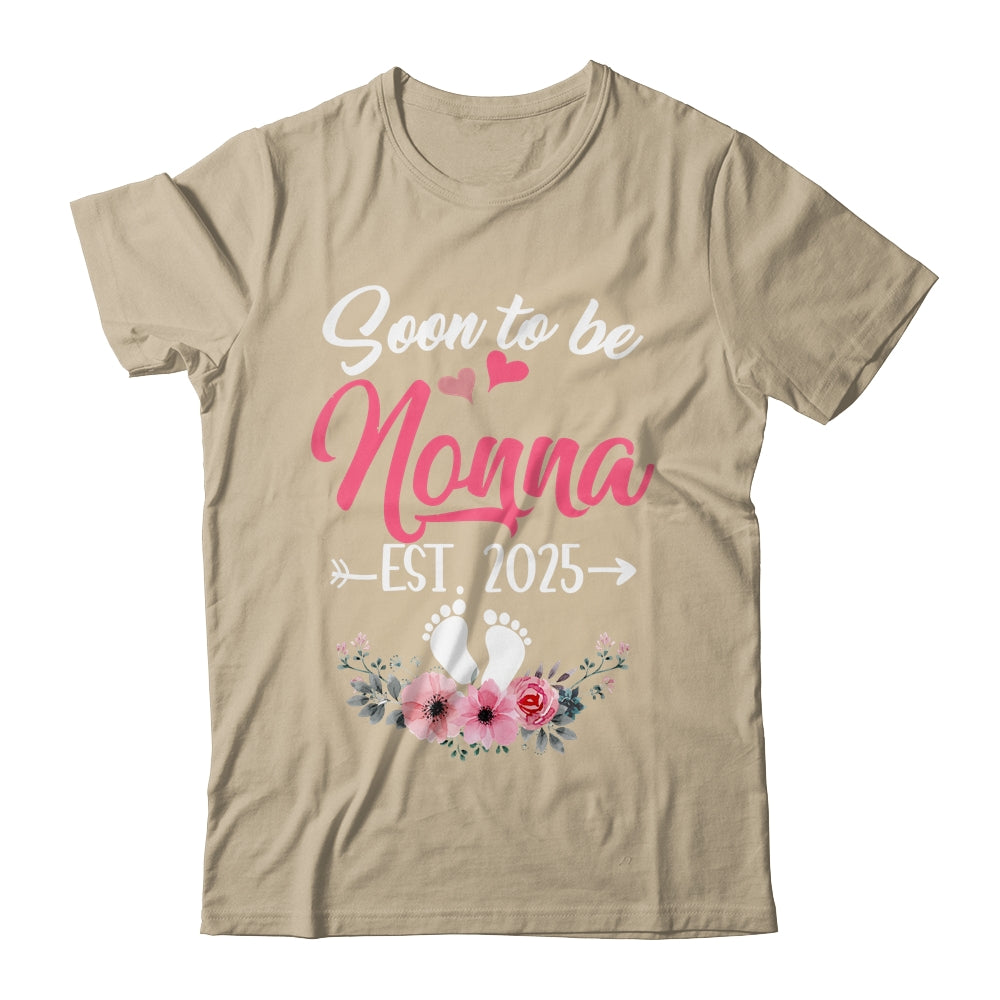 Soon To Be Nonna Est 2025 Mothers Day First Time Nonna Shirt & Tank Top | siriusteestore