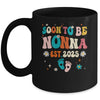 Soon To Be Nonna Est 2025 Pregnancy Announcement Groovy Mug | siriusteestore