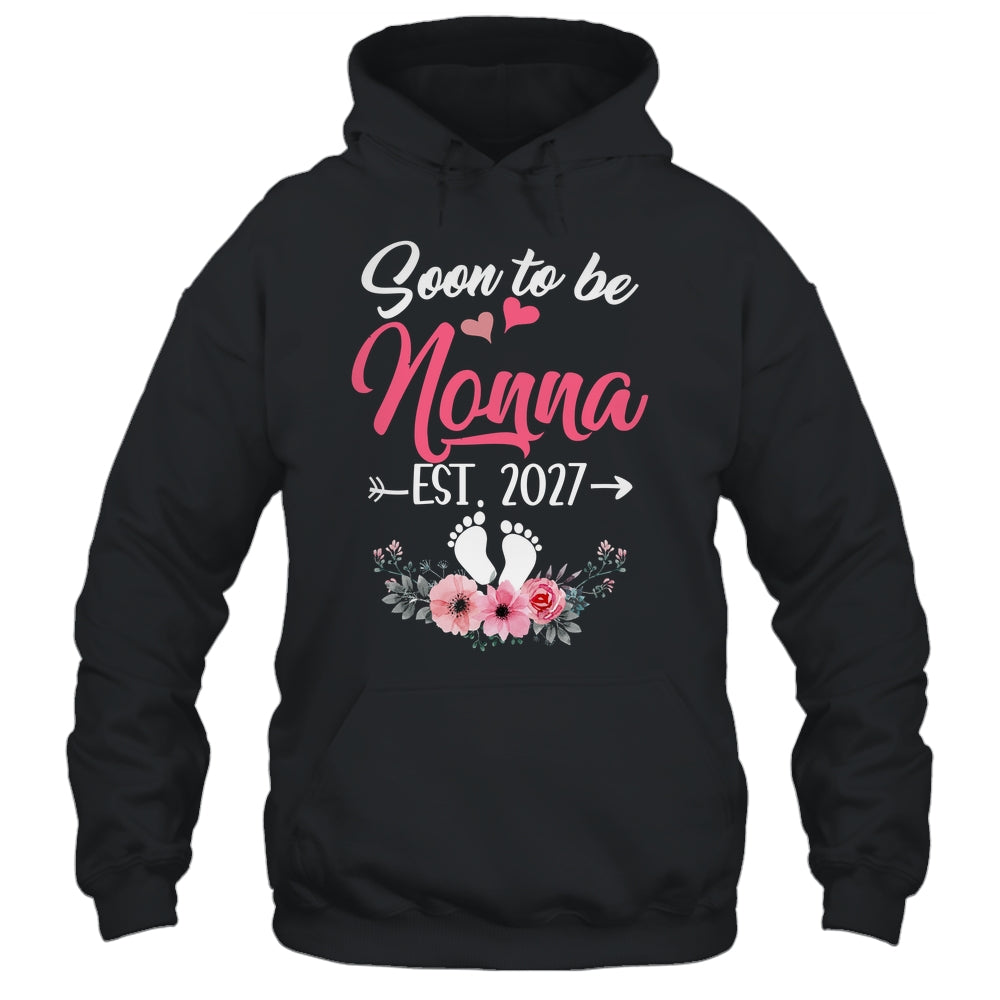 Soon To Be Nonna Est 2027 Mothers Day First Time Nonna Shirt & Tank Top | siriusteestore