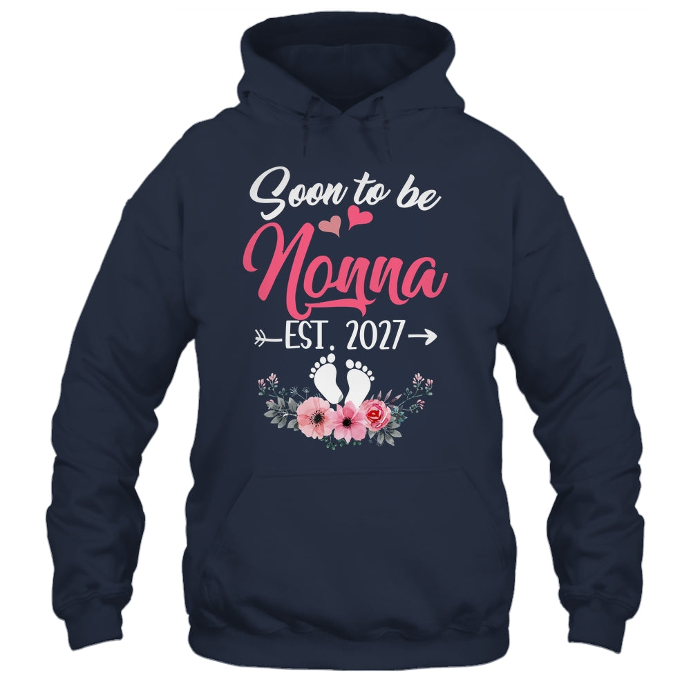 Soon To Be Nonna Est 2027 Mothers Day First Time Nonna Shirt & Tank Top | siriusteestore