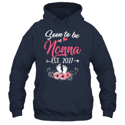 Soon To Be Nonna Est 2027 Mothers Day First Time Nonna Shirt & Tank Top | siriusteestore