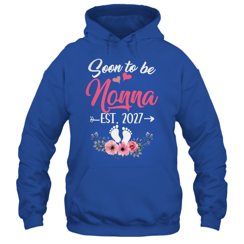 Soon To Be Nonna Est 2027 Mothers Day First Time Nonna Shirt & Tank Top | siriusteestore