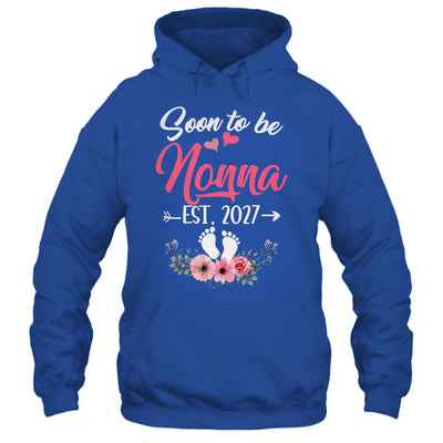 Soon To Be Nonna Est 2027 Mothers Day First Time Nonna Shirt & Tank Top | siriusteestore
