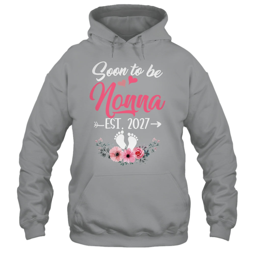 Soon To Be Nonna Est 2027 Mothers Day First Time Nonna Shirt & Tank Top | siriusteestore