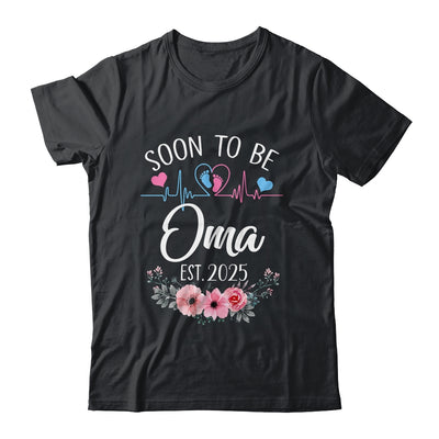 Soon To Be Oma 2025 First Time Pregnancy Announcement Shirt & Tank Top | siriusteestore