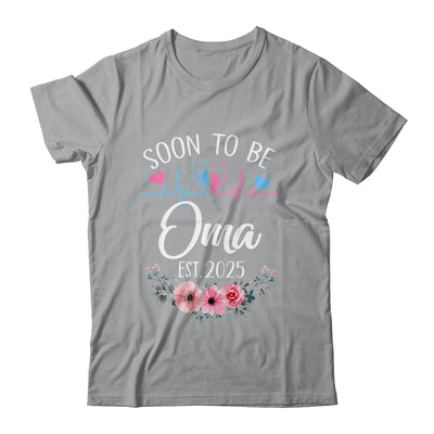 Soon To Be Oma 2025 First Time Pregnancy Announcement Shirt & Tank Top | siriusteestore