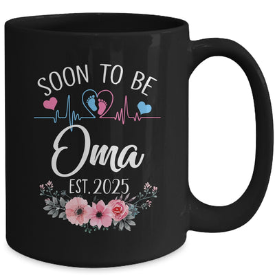 Soon To Be Oma 2025 First Time Pregnancy Announcement Mug | siriusteestore