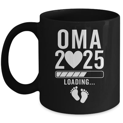 Soon To Be Oma 2025 Pregnancy Announcement Loading Mug | siriusteestore