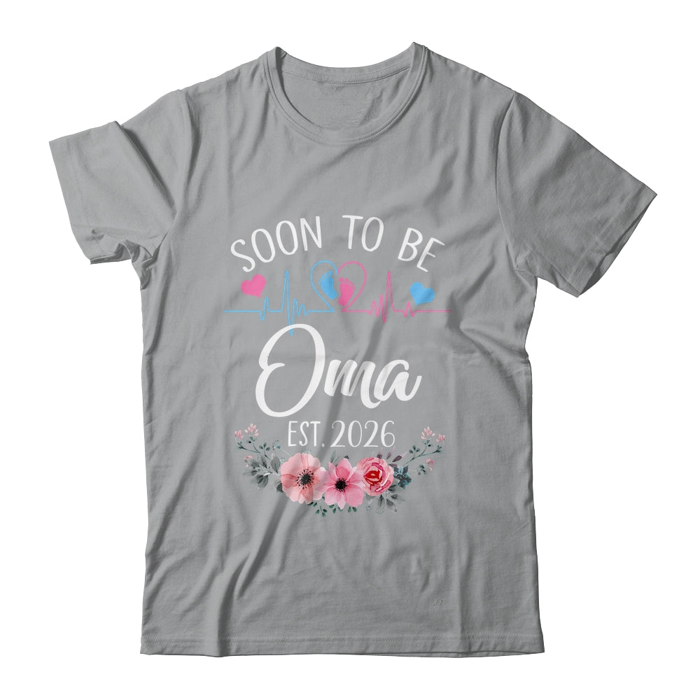 Soon To Be Oma 2026 First Time Pregnancy Announcement Shirt & Tank Top | siriusteestore