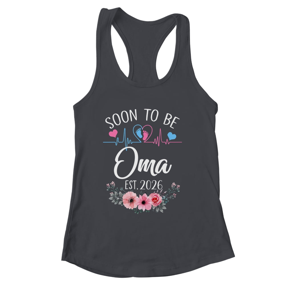 Soon To Be Oma 2026 First Time Pregnancy Announcement Shirt & Tank Top | siriusteestore