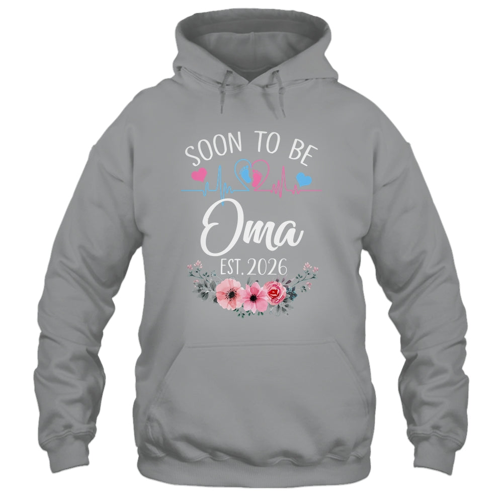 Soon To Be Oma 2026 First Time Pregnancy Announcement Shirt & Tank Top | siriusteestore