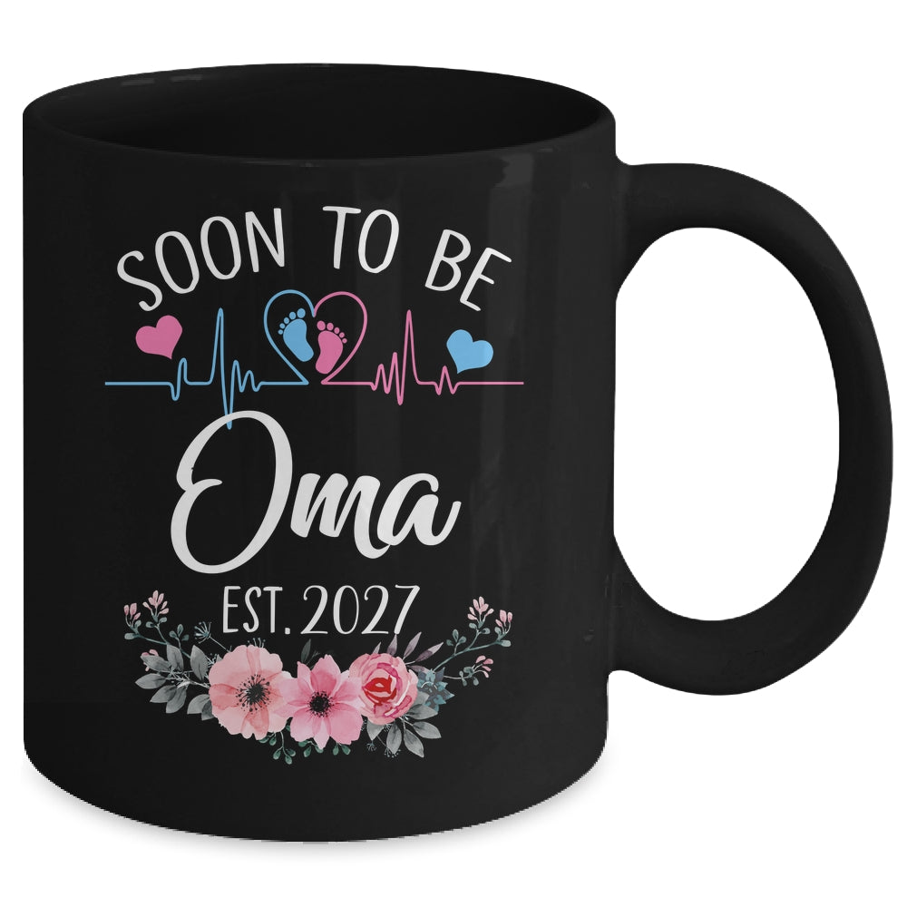 Soon To Be Oma 2027 First Time Pregnancy Announcement Mug | siriusteestore