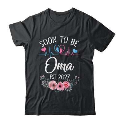 Soon To Be Oma 2027 First Time Pregnancy Announcement Shirt & Tank Top | siriusteestore